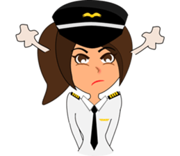 Pilot: Capt. Mimie sticker #10480636