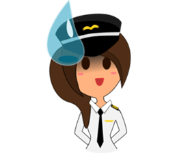 Pilot: Capt. Mimie sticker #10480638