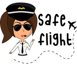 Pilot: Capt. Mimie sticker #10480643