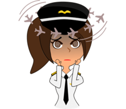 Pilot: Capt. Mimie sticker #10480645