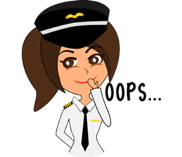 Pilot: Capt. Mimie sticker #10480647