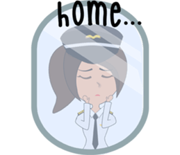 Pilot: Capt. Mimie sticker #10480649