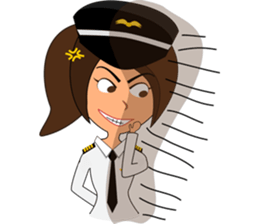 Pilot: Capt. Mimie sticker #10480650