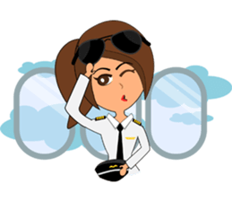 Pilot: Capt. Mimie sticker #10480652