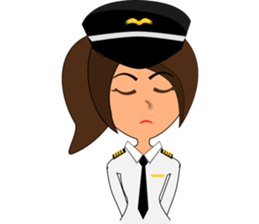 Pilot: Capt. Mimie sticker #10480653