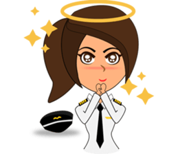 Pilot: Capt. Mimie sticker #10480654