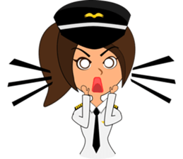Pilot: Capt. Mimie sticker #10480655