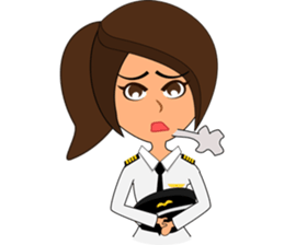 Pilot: Capt. Mimie sticker #10480656