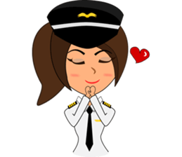 Pilot: Capt. Mimie sticker #10480657