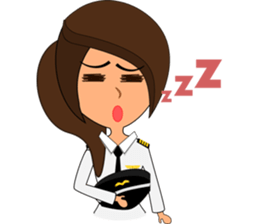 Pilot: Capt. Mimie sticker #10480658