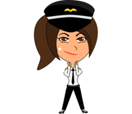 Pilot: Capt. Mimie sticker #10480660