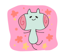 Unknown creature Michel chan sticker #10481288