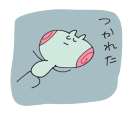 Unknown creature Michel chan sticker #10481290