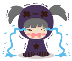 Pretty plum girl sticker #10481471