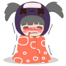 Pretty plum girl sticker #10481495