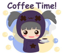 Pretty plum girl sticker #10481502