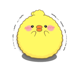 BABY CHICK WITH LOVE sticker #10481670