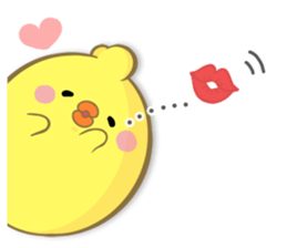 BABY CHICK WITH LOVE sticker #10481675