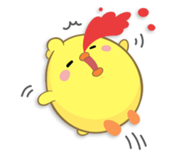 BABY CHICK WITH LOVE sticker #10481683