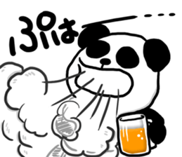 Beer and Panda sticker #10482273