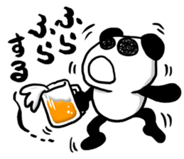 Beer and Panda sticker #10482295