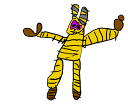 Fun Drawing Sticker in U.S.A. sticker #10482626