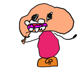 Fun Drawing Sticker in U.S.A. sticker #10482628