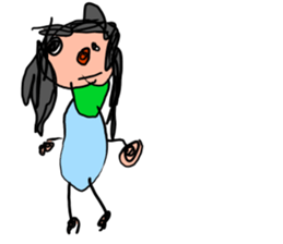 Fun Drawing Sticker in U.S.A. sticker #10482632