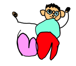 Fun Drawing Sticker in U.S.A. sticker #10482636