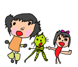 Fun Drawing Sticker in U.S.A. sticker #10482646