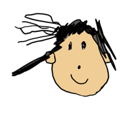 Fun Drawing Sticker in U.S.A. sticker #10482649