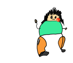 Fun Drawing Sticker in U.S.A. sticker #10482654