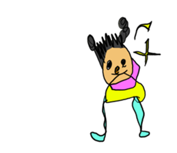 Fun Drawing Sticker in U.S.A. sticker #10482656