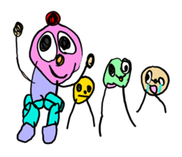 Fun Drawing Sticker in U.S.A. sticker #10482660