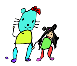 Fun Drawing Sticker in U.S.A. sticker #10482661