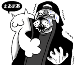 dog men 2 sticker #10482736