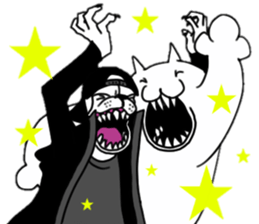 dog men 2 sticker #10482739