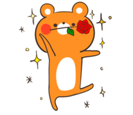 bear and rabbit of the Yamaguchi dialect sticker #10483341