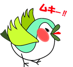 Cute and fatty sparrow;SUPARO-chan 2 sticker #10483472