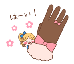 Pretty girls mini sticker #10483505