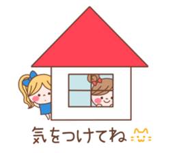 Pretty girls mini sticker #10483540