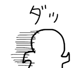 scruffy man sticker #10483566