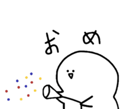 scruffy man sticker #10483576