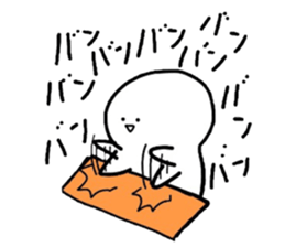 scruffy man sticker #10483579