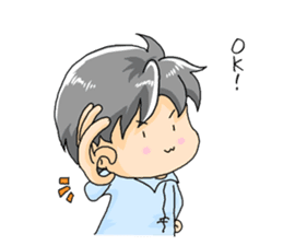 Hand sign Mer-Bow sticker #10484831