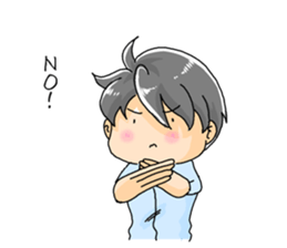 Hand sign Mer-Bow sticker #10484841