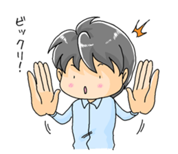 Hand sign Mer-Bow sticker #10484846