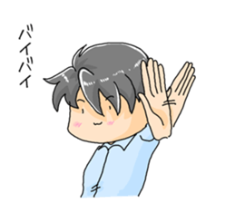 Hand sign Mer-Bow sticker #10484860