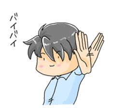 Hand sign Mer-Bow sticker #10484860