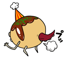 TAKOYAKI DOG Tacoron sticker #10485298